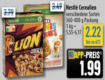 diska Nestlé Cerealien 360-400 g Packung Angebot