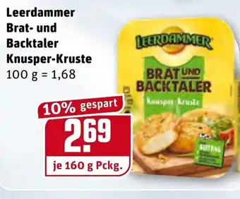 REWE Leerdammer Brat und Backtaler Knusper-Kruste 100g Angebot