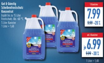 diska Gut & Günstig Scheibenfrostschutz Konzentrat 5 Liter Kanister Angebot