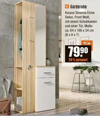 V Baumarkt Garderobe Angebot