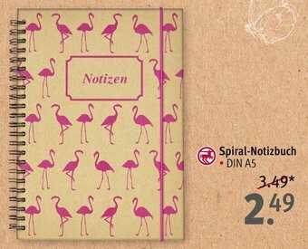 Rossmann Spiral-Notizbuch Angebot