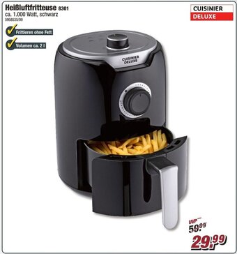 Poco CUISINIER DELUXE Heißluftfritteuse 8301 Angebot