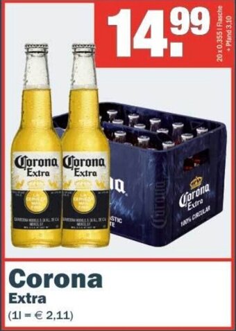 Benz Getränke Corona Extra 20 x 0,355 L Flasche Angebot