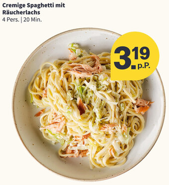 Picnic Cremige Spaghetti mit Räucherlachs Angebot