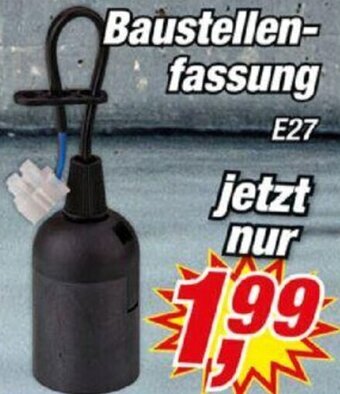 Posten Börse Baustellenfassung E27 Angebot
