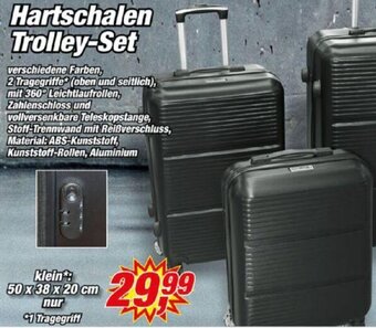Posten Börse Hartschalen Trolley-Set Angebot