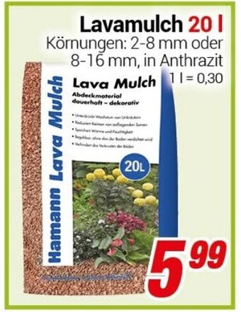 CENTERSHOP Lavamulch 20 L Angebot