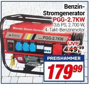 CENTERSHOP Benzin-Stromgenerator PGG-2.7KW Angebot