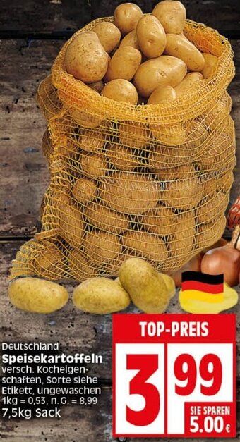 Elli Markt Deutschland Speisekartoffeln 7,5kg Sack Angebot
