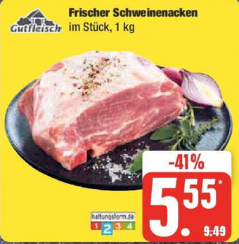 Edeka Frischer Schweinenacken 1 kg Angebot