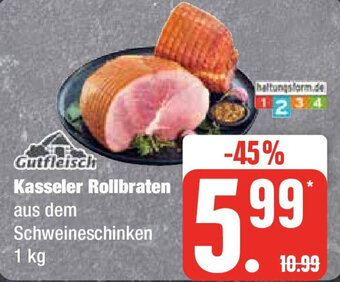 Edeka Gutfleisch Kasseler Rollbraten 1 kg Angebot