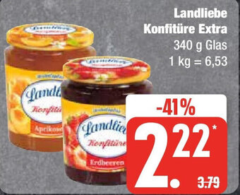 Edeka Konfitüre Extra 340 g Glas Angebot