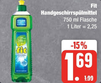 Edeka fit Handgeschirrspülmittel 750 ml Flasche Angebot