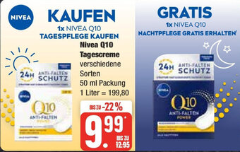 Edeka Nivea Q10 Tagescreme 50 ml Packung Angebot