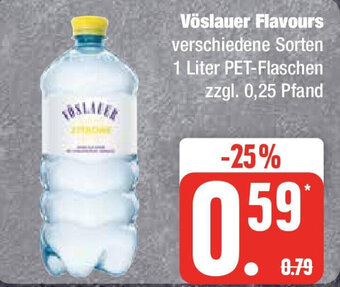 Edeka Vöslauer Flavours 1 Liter PET-Flaschen Angebot