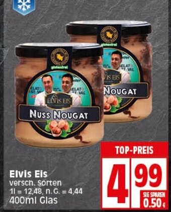 Elli Markt Elvis Eis 400 ml Glas Angebot