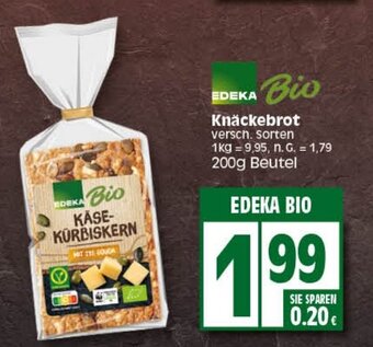 Elli Markt EDEKA Bio Knäckebrot 200 g Beutel Angebot