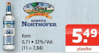 Getränke Oase ECHTER NORTHOFER Korn 700ml Angebot
