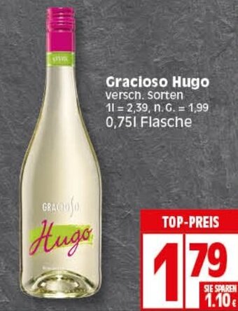 Elli Markt Gracioso Hugo 0,75 l Flasche Angebot