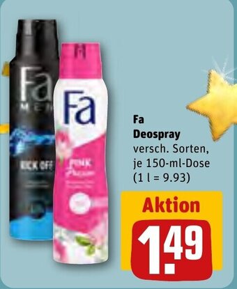 REWE Fa Deospra 150-ml-Dose Angebot
