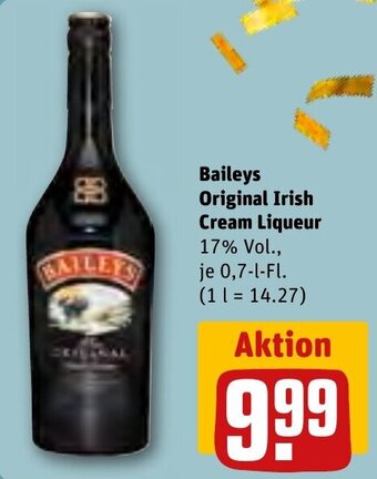 REWE Baileys Original Irish Cream Liqueur 0,7-l-Fl. Angebot