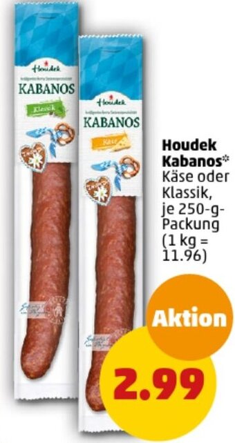 PENNY Houdek Kabanos 250 g Packung Angebot