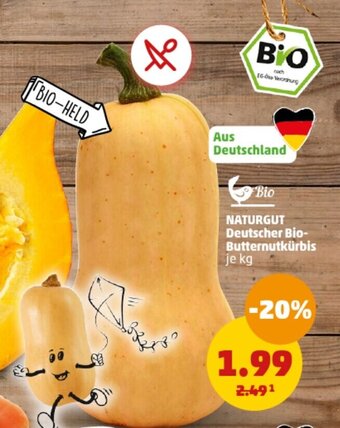 PENNY NATURGUT Deutscher Bio-Butternutkürbis Angebot