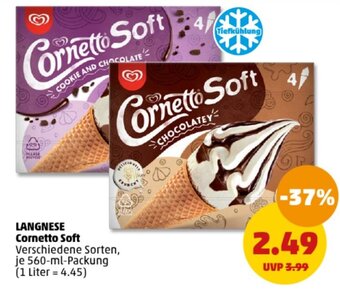 PENNY LANGNESE Cornetto Soft 560-ml-Packung Angebot