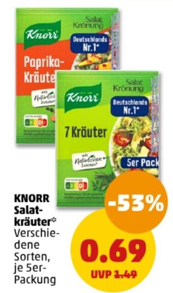 PENNY KNORR Salat-kräuter 5er-Packung Angebot