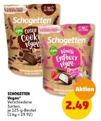 PENNY SCHOGETTEN Vegan 125 g Beutel Angebot