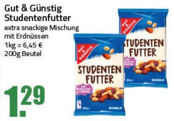 Ihr Frischmarkt Gut & Günstig Studentenfutter 200g Angebot