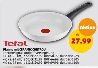 PENNY Tefal Pfanne mit CERAMIC CONTROL Ø ca. 20 cm Angebot