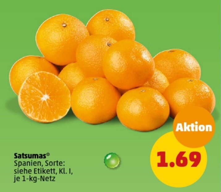 Satsumas Angebot bei PENNY