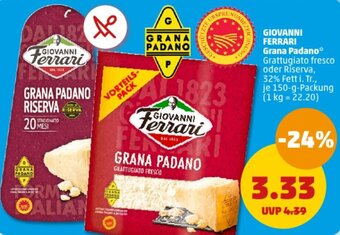 PENNY GIOVANNI FERRARI Grana Padan 150-g-Packung Angebot