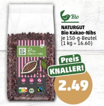 PENNY Bio NATURGUT Bio Kakao-Nibs 150-g-Beutel Angebot