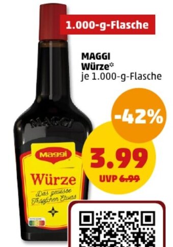 PENNY MAGGI Würze 1.000-g-Flasche Angebot