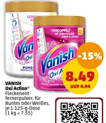 PENNY VANISH Oxi Action 1.125-g-Dose Angebot