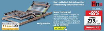 Lidl Hn8 Motor-Lattenrost Angebot