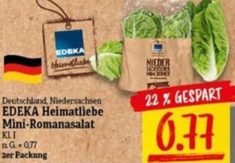 NP Discount EDEKA Heimatliebe Mini-Romanasalat 2er Packung Angebot