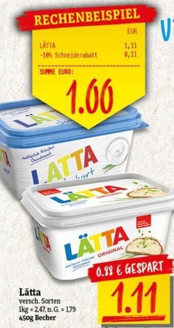 NP Discount Lätta 450 g Becher Angebot