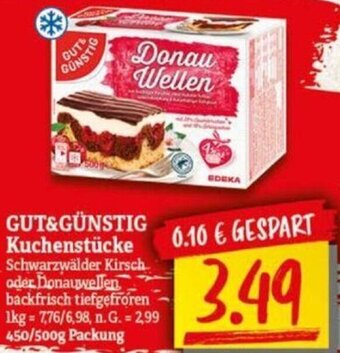 NP Discount GUT&GÜNSTIG Kuchenstücke 450/500g Packung Angebot