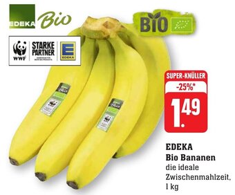nah & gut EDEKA Bio Bananen 1 kg Angebot