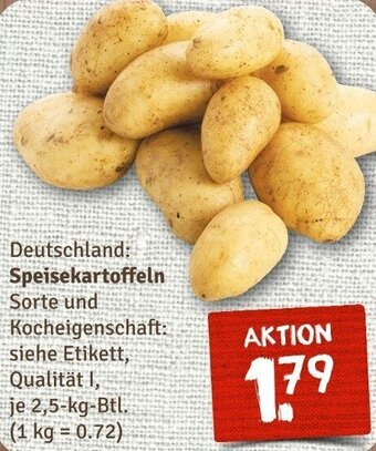 nahkauf Speisekartoffeln 2,5 kg Btl. Angebot