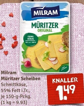 nahkauf Milram Müritzer Scheiben 150 g Pckg. Angebot