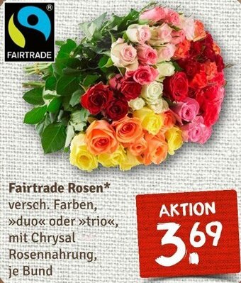 nahkauf Fairtrade Rosen Angebot