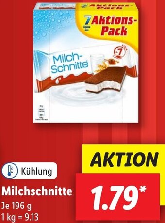Lidl Milchschnitte 196 g Angebot