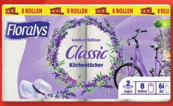 Lidl Floralys Küchentücher XXL 8x 64 Blatt Angebot