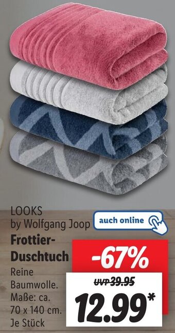 Lidl LOOKS by Wolfgang Joop Frottier Duschtuch Angebot