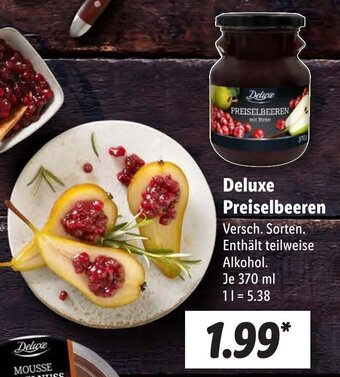 Lidl Deluxe Preiselbeeren 370 ml Angebot