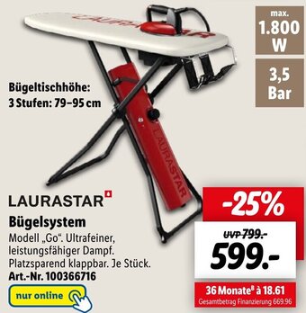 Lidl LAURASTAR Bügelsystem Angebot